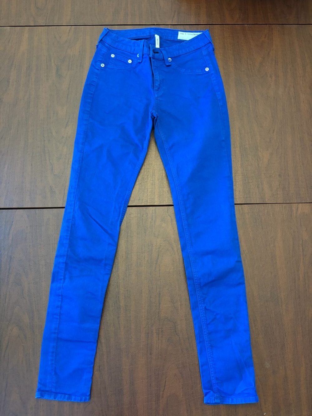 rag & bone Skinny Jeans in Bright Blue